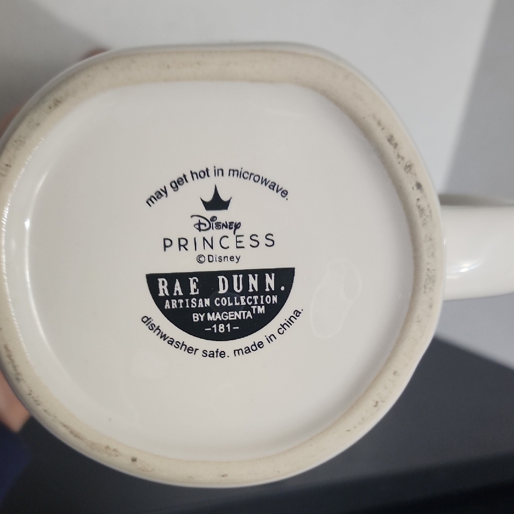 Rae Dunn Cinderella White and Blue 'Up 'Til Midnight' Mug - Picture 2 of 10